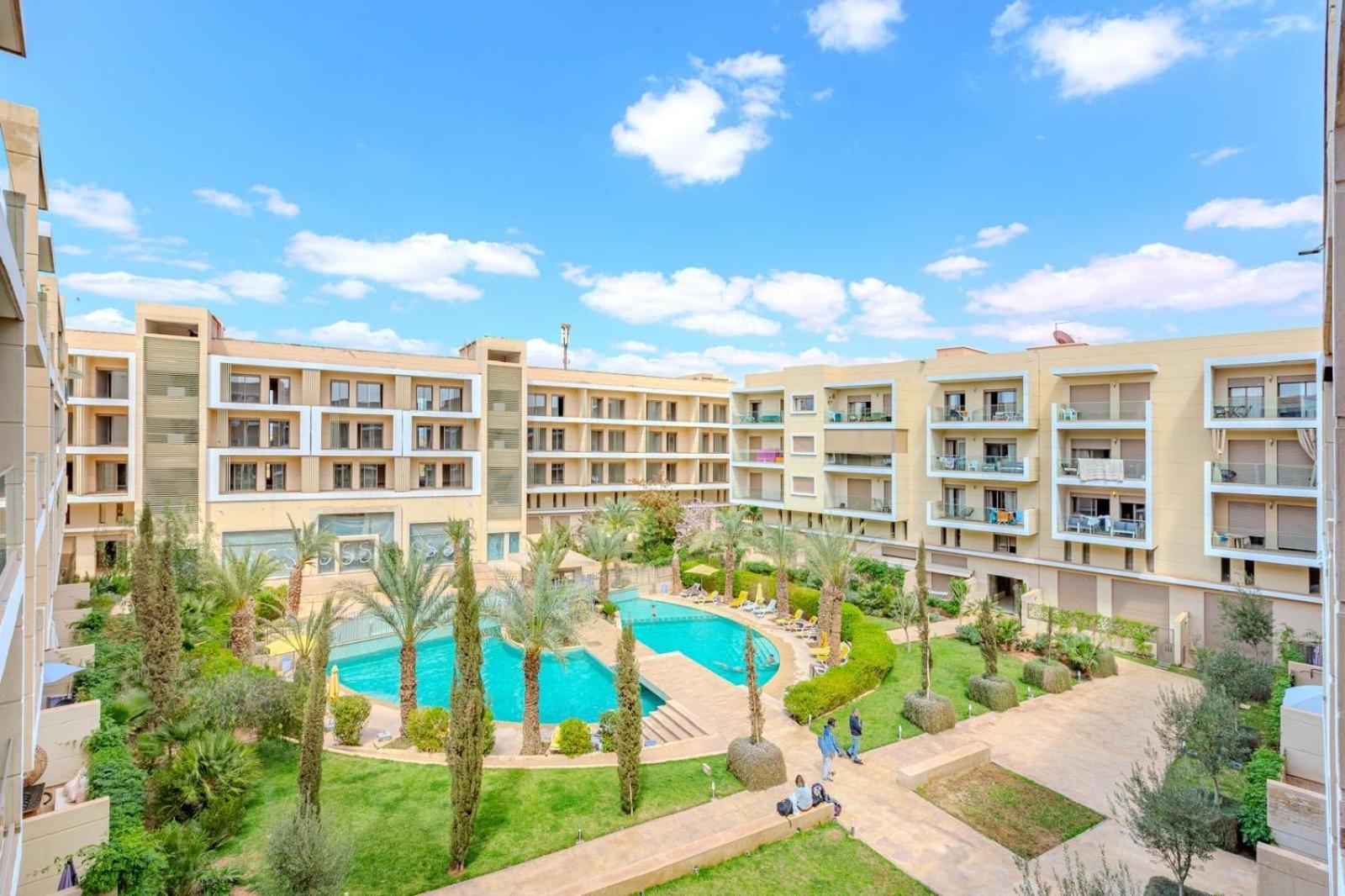Apartmán Royal Deluxe Diamond - Marrakech, Luxe Pool View Marakéš Exteriér fotografie